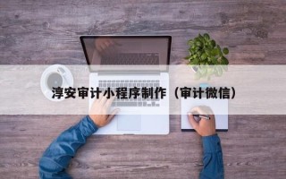 琼海淳安审计小程序制作（审计微信）
